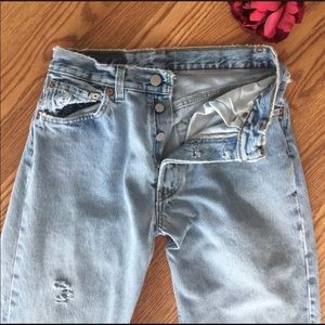 501 Vintage Light Wash Levis